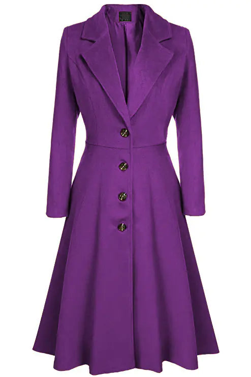 Women's Casual Long Sleeve Trench Coat - Fall 2018