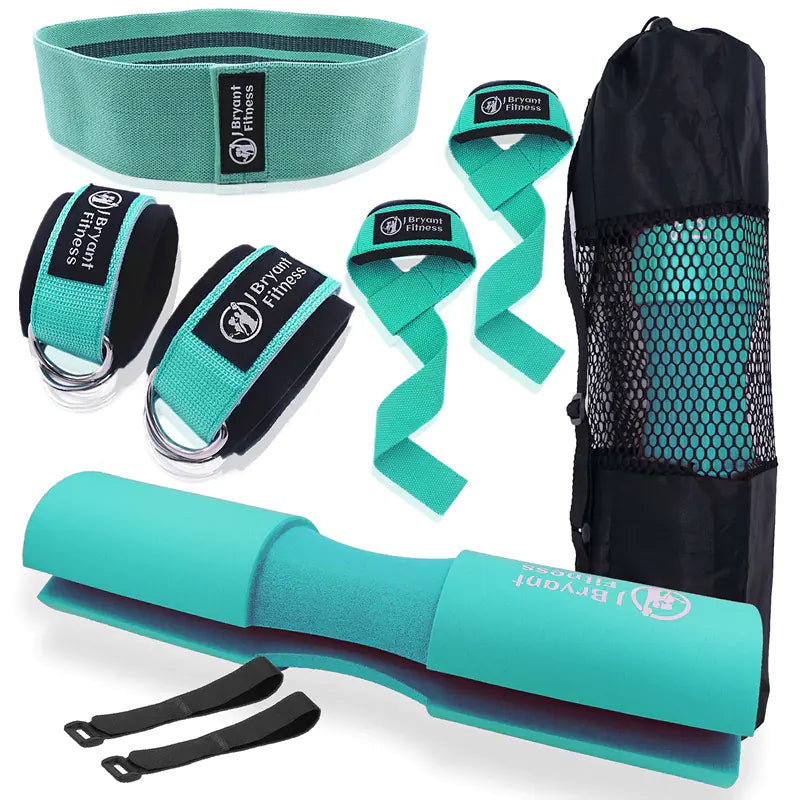 Barbell Pad Set with Ankle Strap for Hip Thrusts