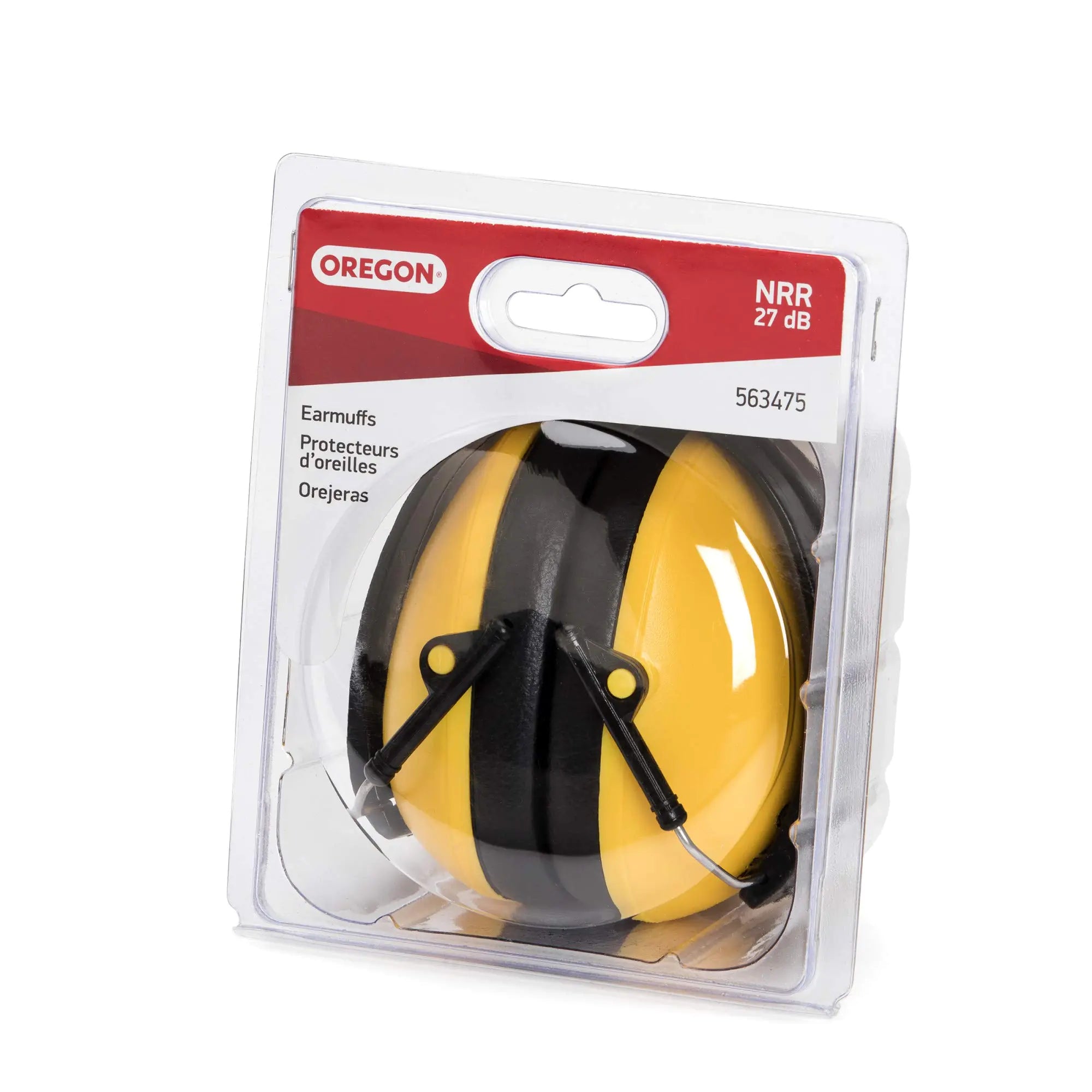 Oregon 563475 Chainsaw Earmuffs for Hearing Protection Yellow