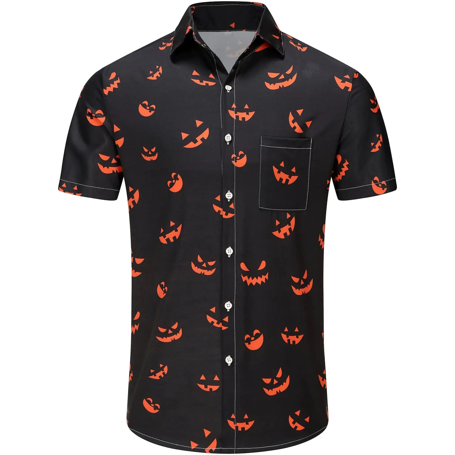 Mens Hawaiian Shirt Funky Blue Beach Printed Tropical Beach Shirt Casual Button Down Short Sleeve Floral Shirts Tops