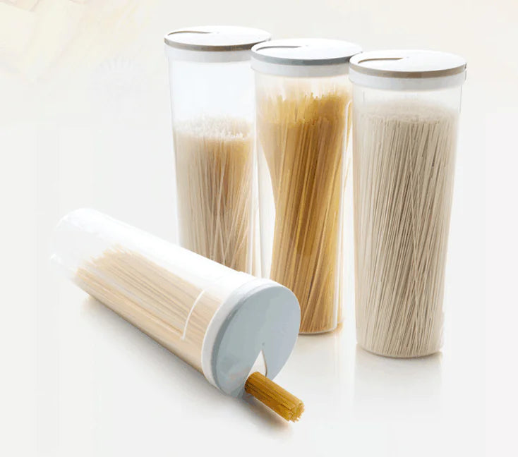 Plastic Pasta Storage Box for Kitchen and Grains