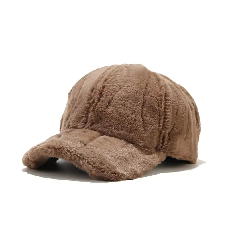 Warm Thickened Fleece Baseball Cap for Men (Winter)