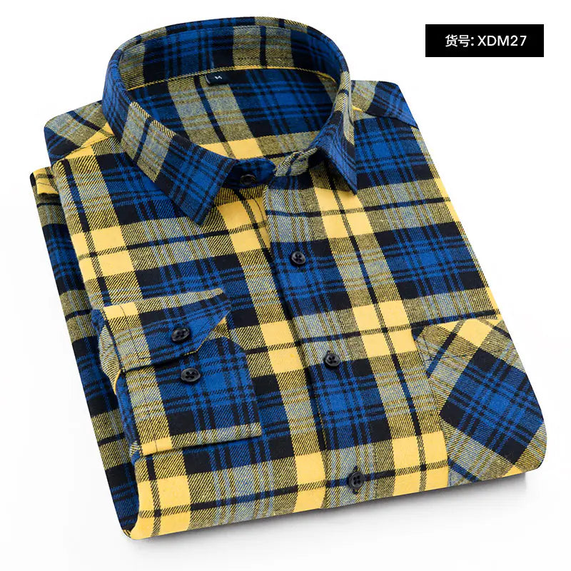 2023 Creative Long Sleeve Flannel Shirt for Men