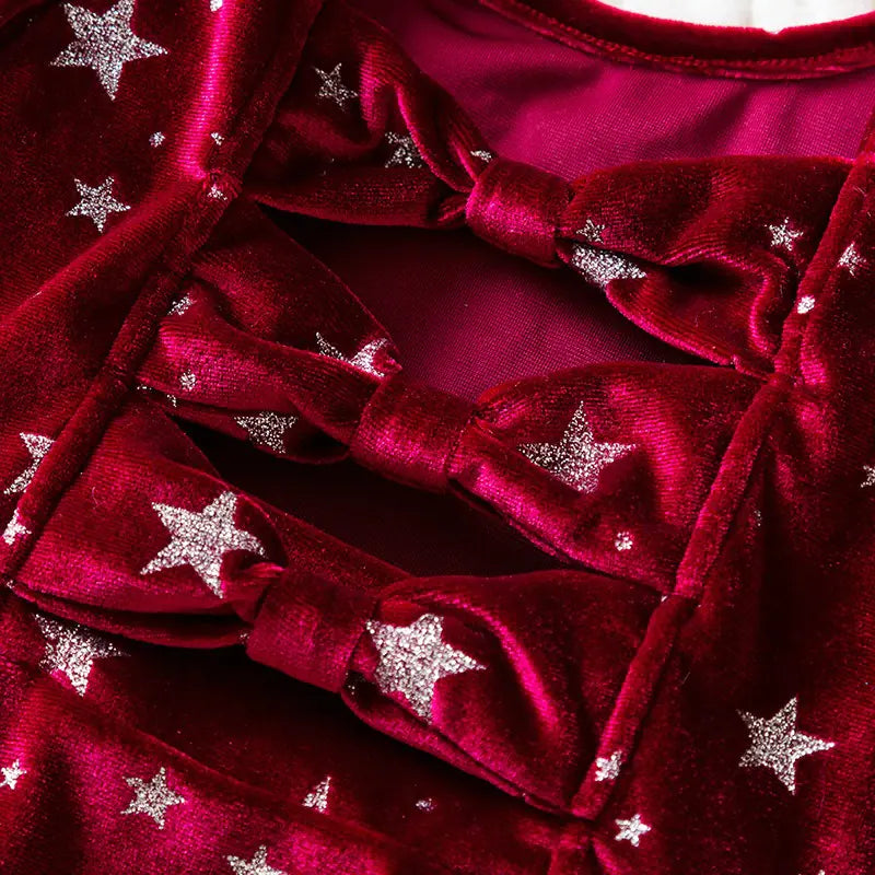 Girls' Christmas Red Dress