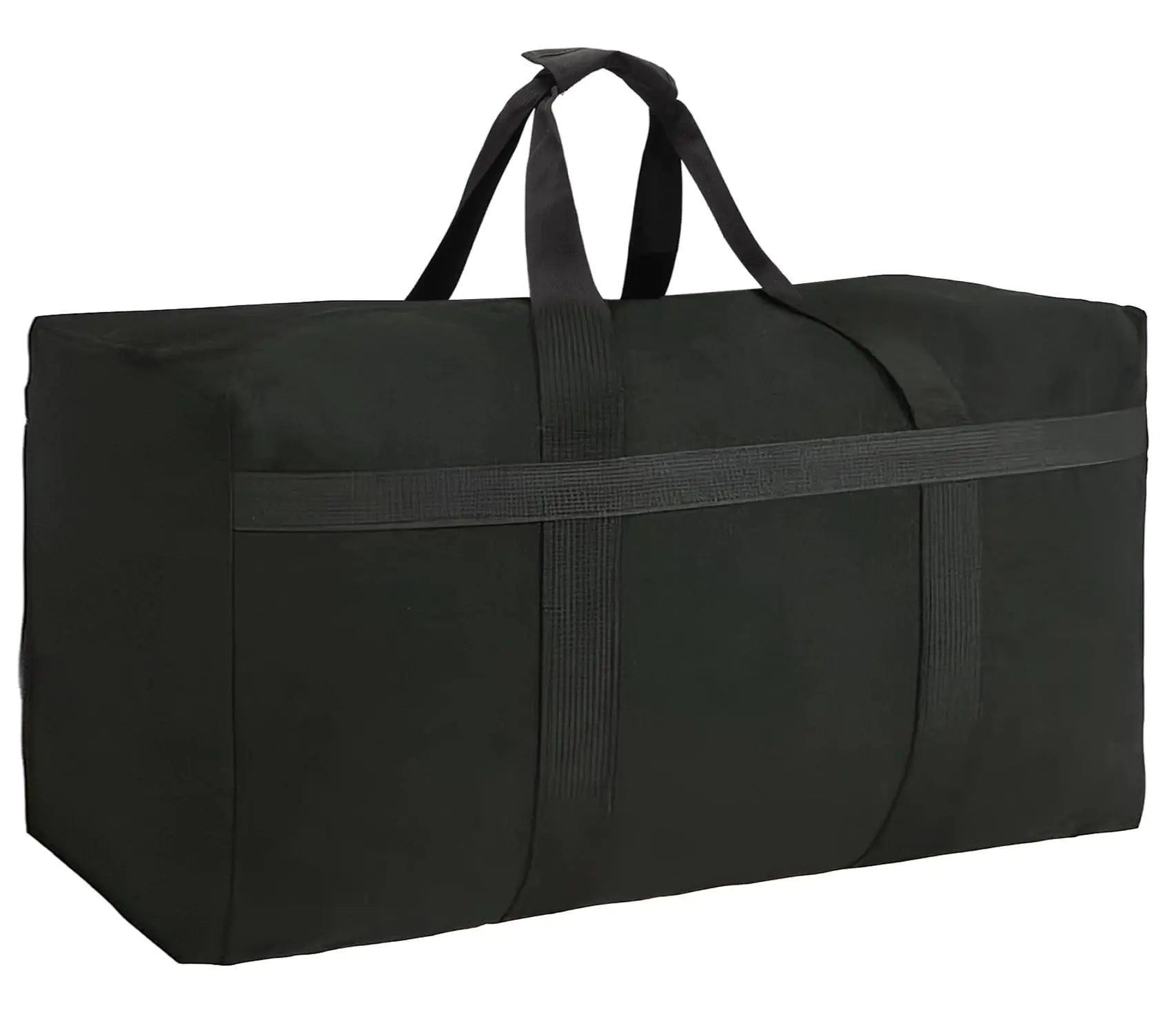 Canvas Storage Duffle Bag Extra Large Moving Bags Heavy Duty Storage Bag Big Foldable Storage Duffle Bag for Moving Camping Large Items Storage and More (Canvas 215L)