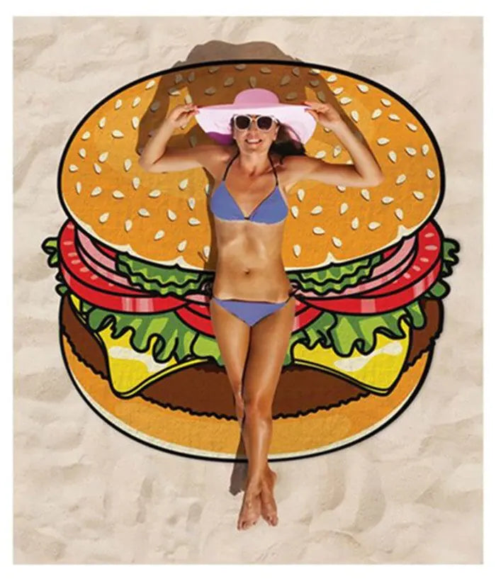 Beach Towel, Shawl, and Mat Set