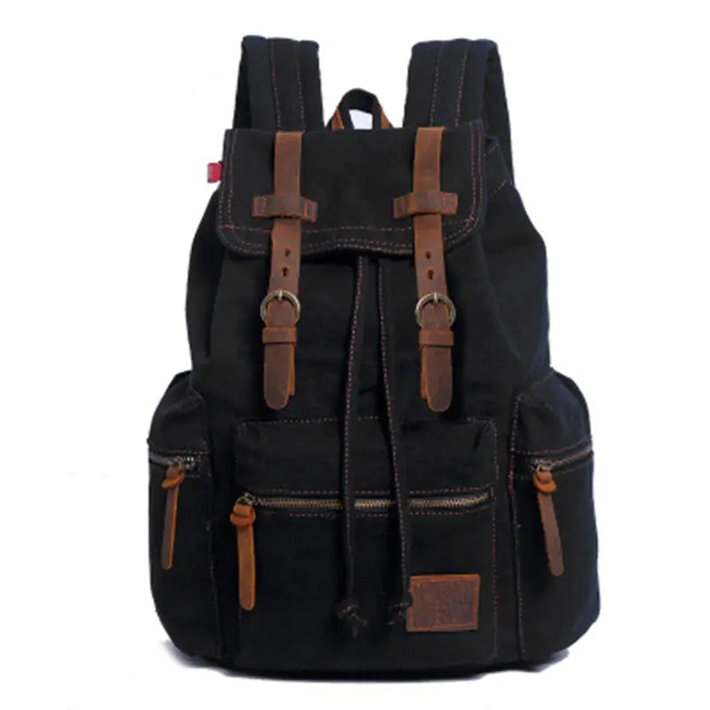 Korean Style Canvas Backpack for Students and Men