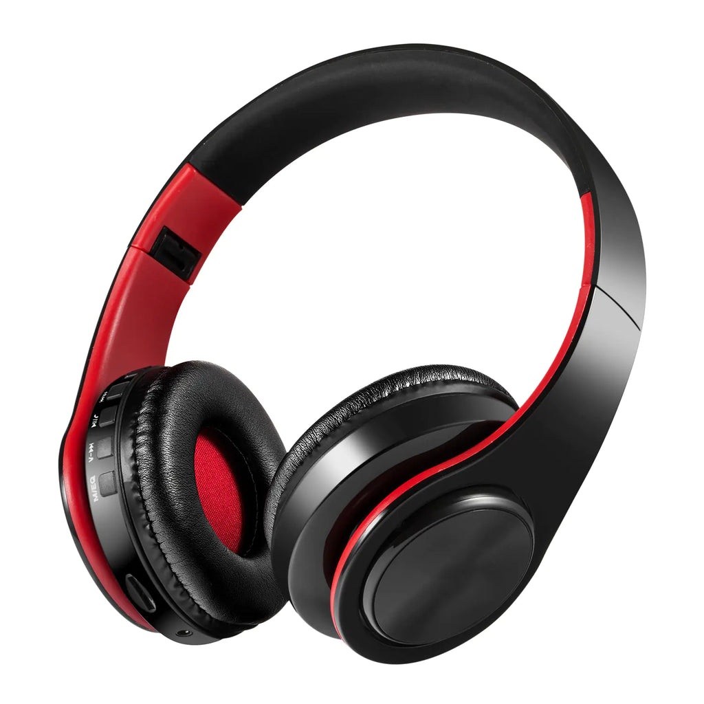 Wireless Bluetooth Foldable Headphones with Card Slot