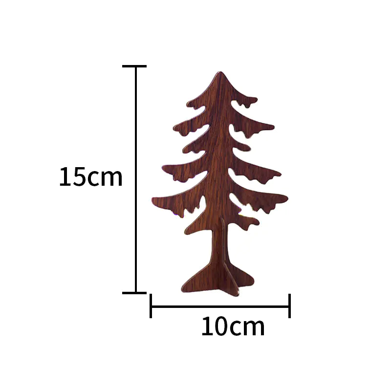 Wooden Christmas Reindeer Decor and Tree Ornament