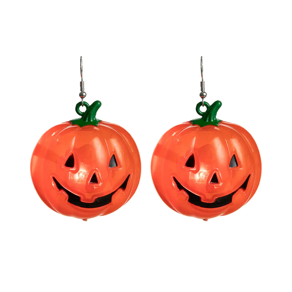 Cool Halloween Necklace Keychain with LED Pumpkin Ghosts
