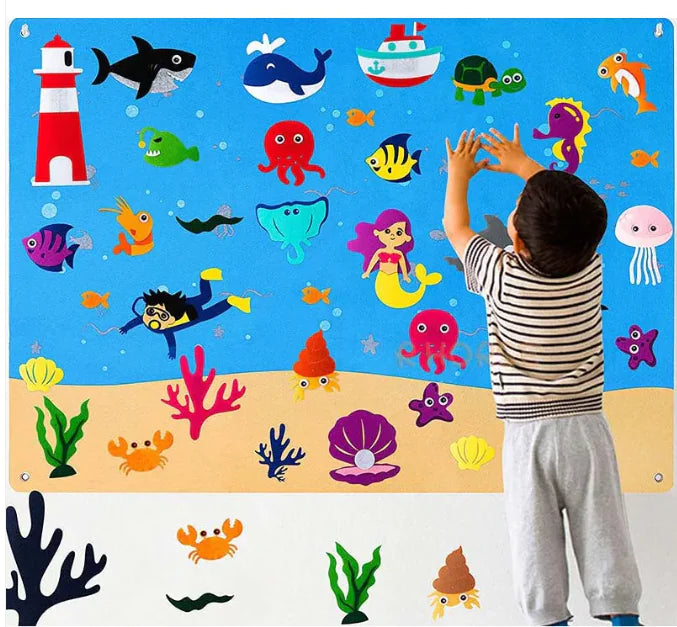 Interactive Science Discovery Felt Busy Board