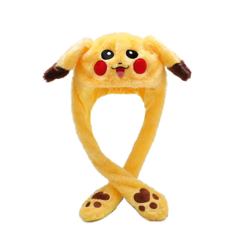 Fashionable Embroidered Plush Rabbit Ear Hat