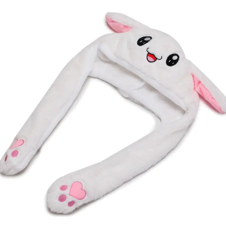 Fashionable Embroidered Plush Rabbit Ear Hat