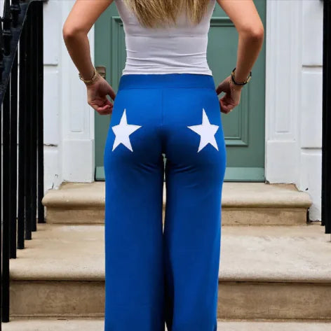 Women's Contrast Straight-Leg Pants