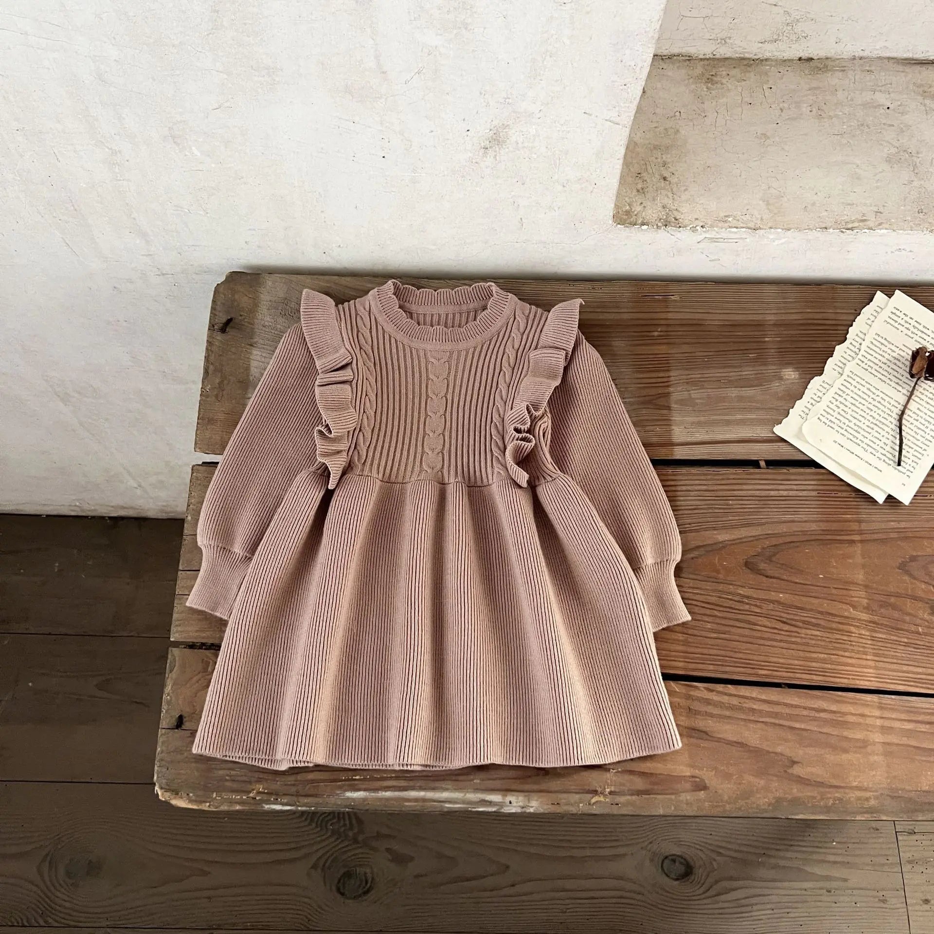 Cotton Wool Autumn Winter Dress