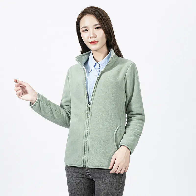 Autumn Winter Thick Fleece Jacket for Women