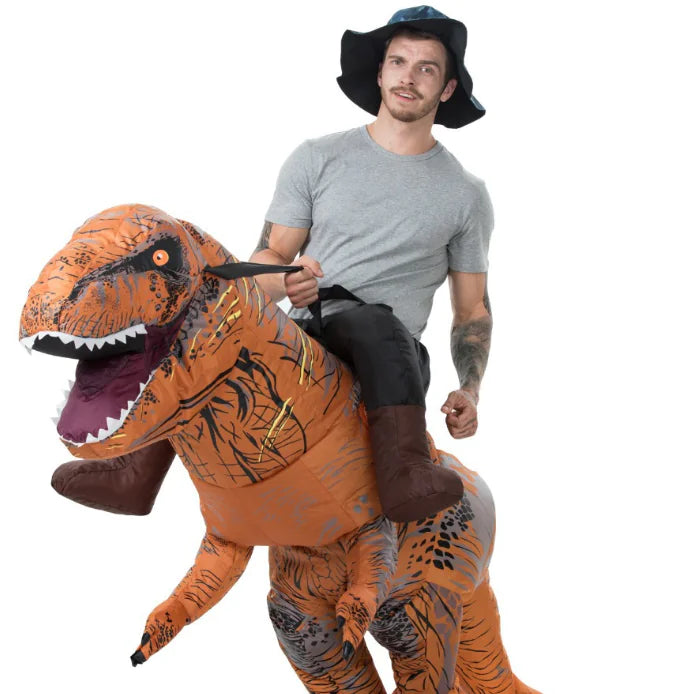 Inflatable T-Rex Costume for Halloween Cosplay Party