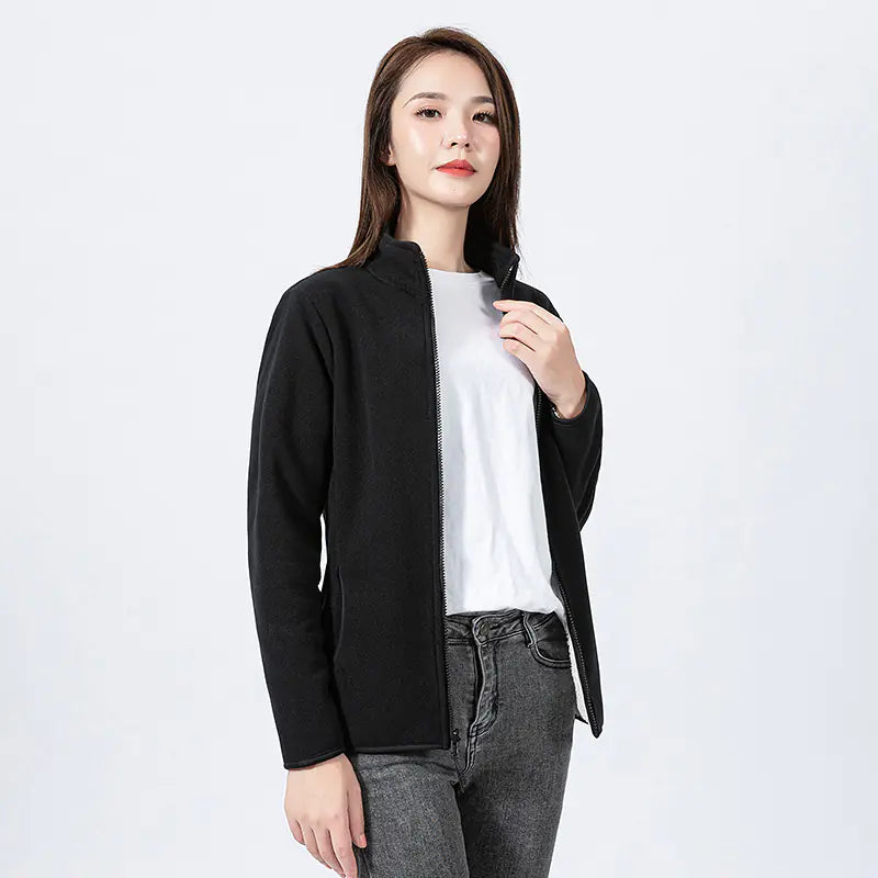 Autumn Winter Thick Fleece Jacket for Women