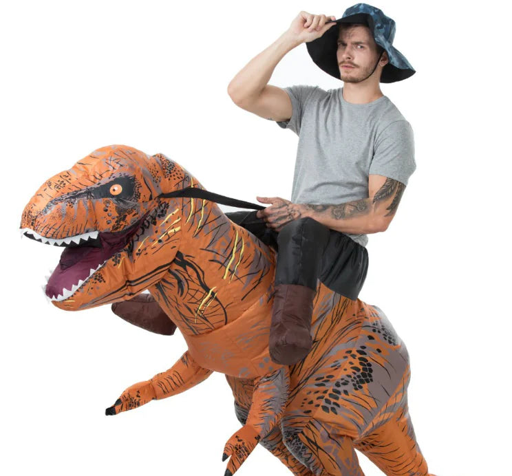 Inflatable T-Rex Costume for Halloween Cosplay Party