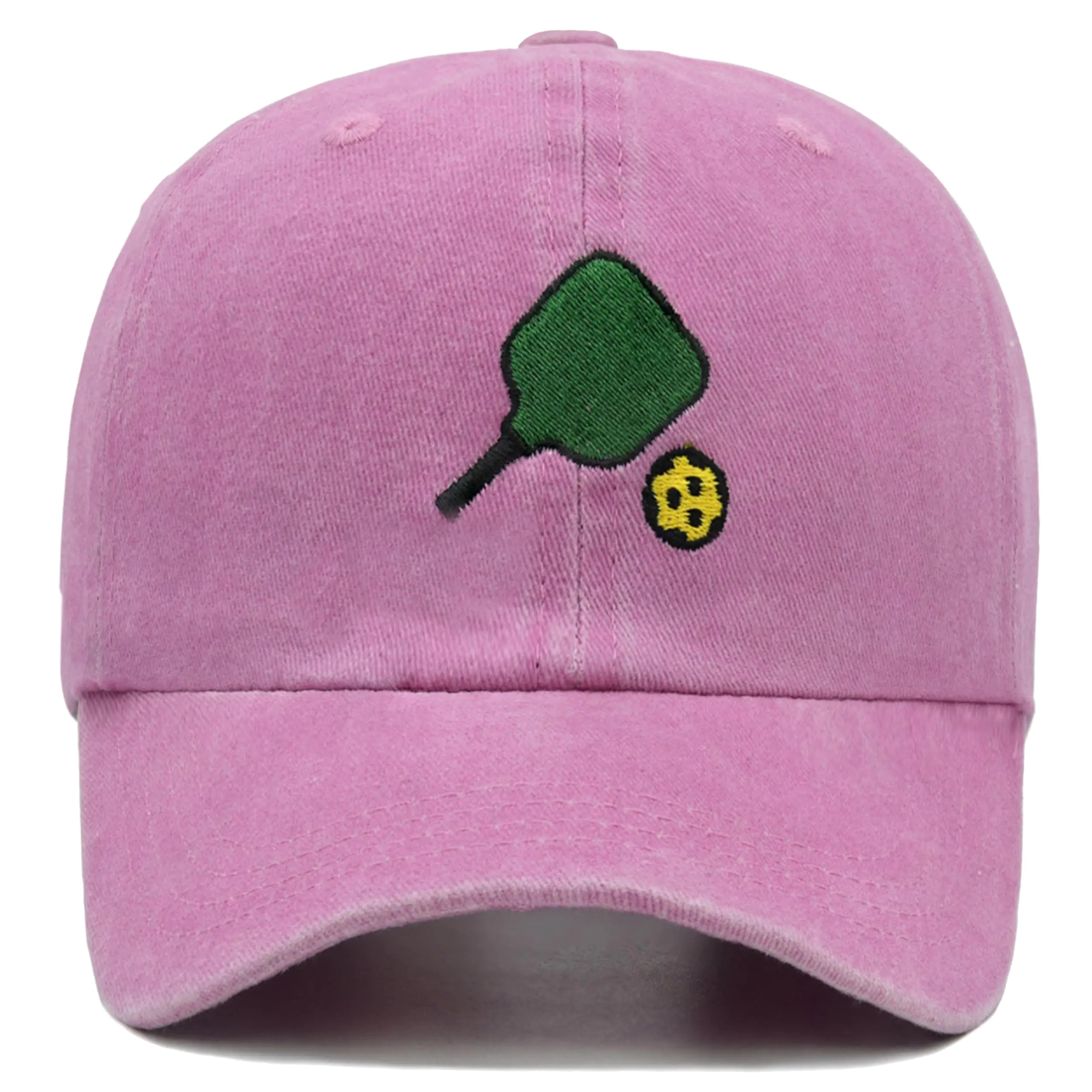 MINYJHZ Pickleball Hat Pickleball Gift for Men Women Adjustable Embroidered Baseball Cap Comfortable Breathable and Fashionable Pink