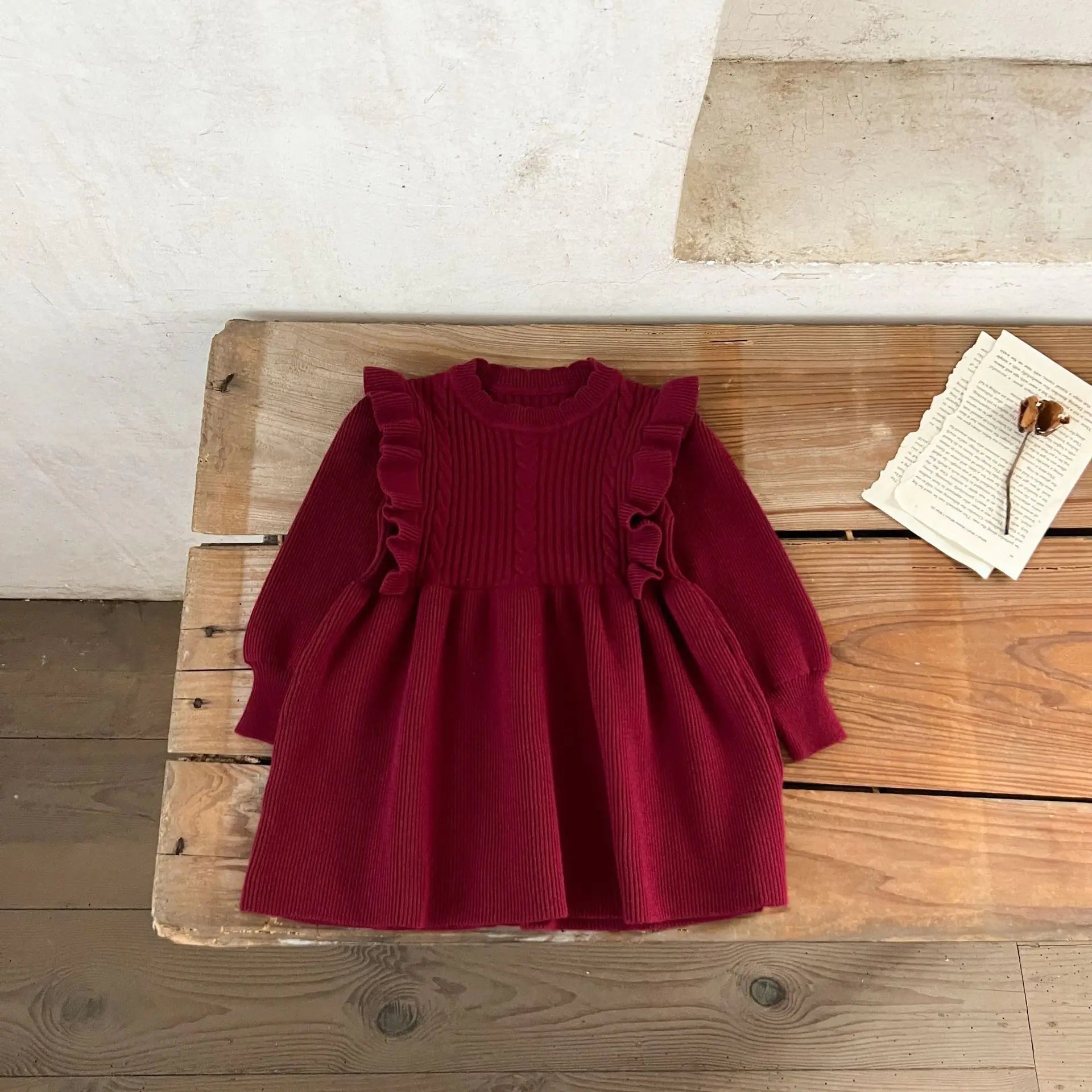 Cotton Wool Autumn Winter Dress