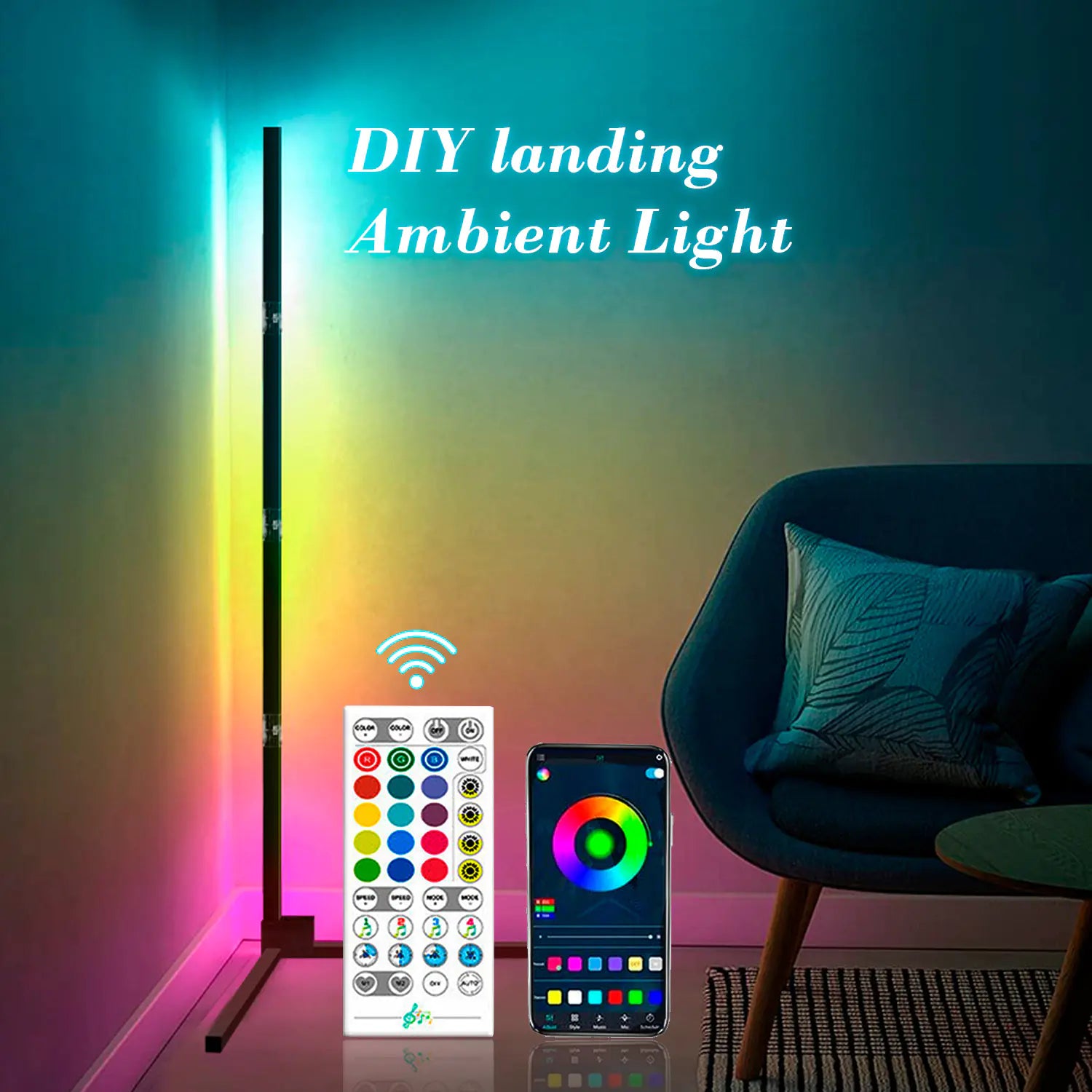 Corner Symphony RGB Floor Lamp 1.5M
