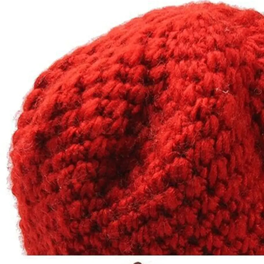 Warm Wool Knitted Earmuff Cap for Women (Fashionable)