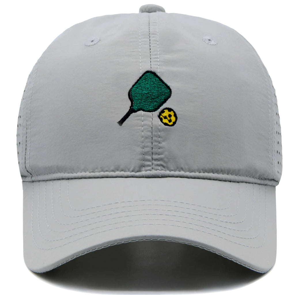 Oversize Quick Drying Pickleball Hat for Big Head Embroidery Baseball Cap Lightweight Adjustable Sun Hats for Men Women Grey