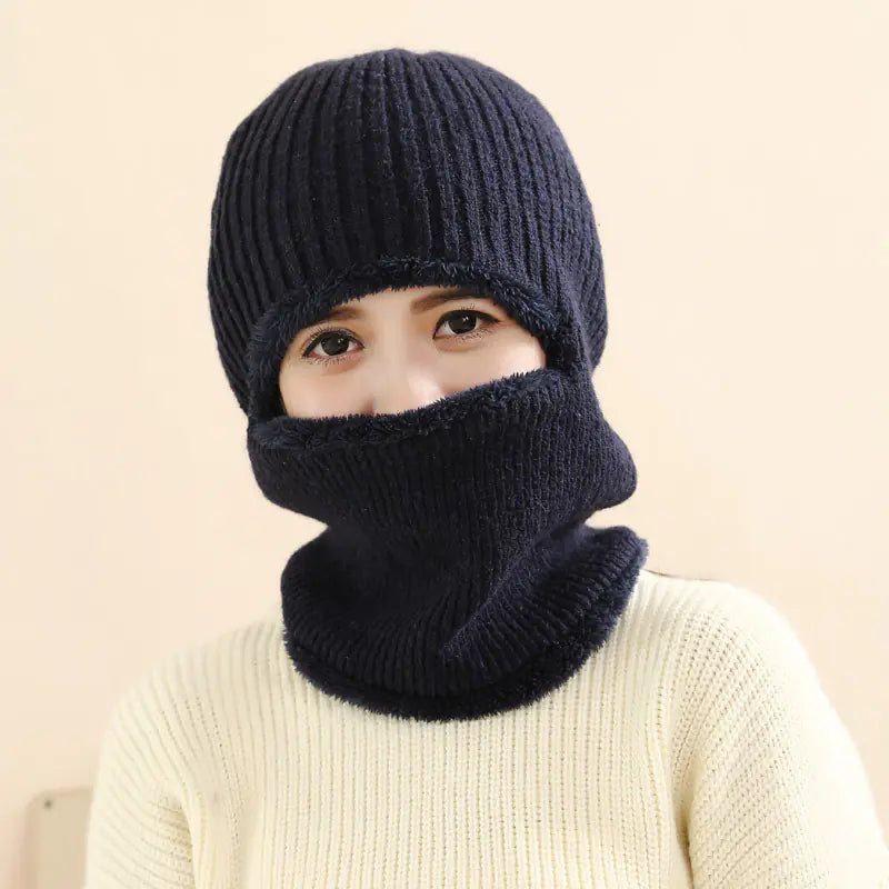 Thickened Warm Knitted Wool Hat