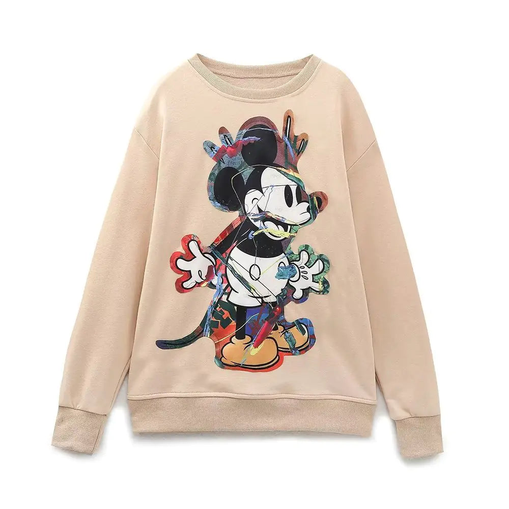 2023 Women's Casual 3D Printed Sweatshirt Long Sleeve