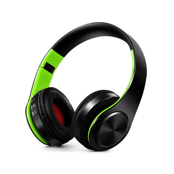 Wireless Bluetooth Foldable Headphones with Card Slot