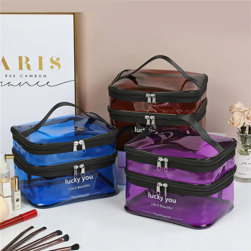 Large Capacity Waterproof Travel Cosmetic Bag for Women