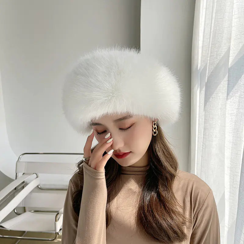 2023 Winter Faux Fur Fox Fur Warm Hat Collection