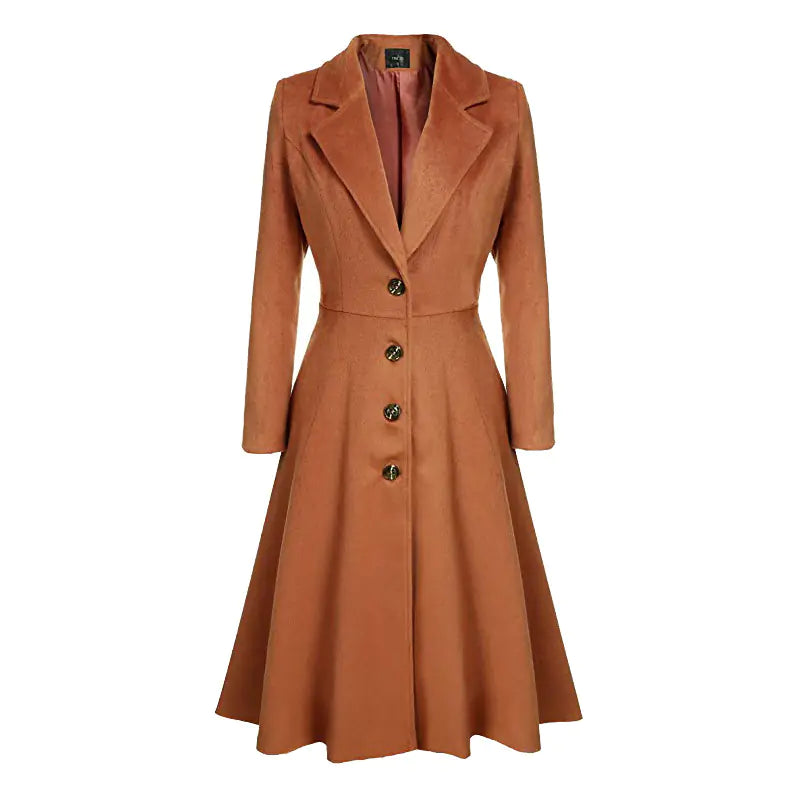 Women's Casual Long Sleeve Trench Coat - Fall 2018