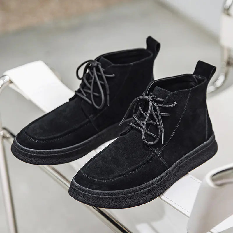 Men's Casual High-Top Retro Tooling Boots for Fall/Winter