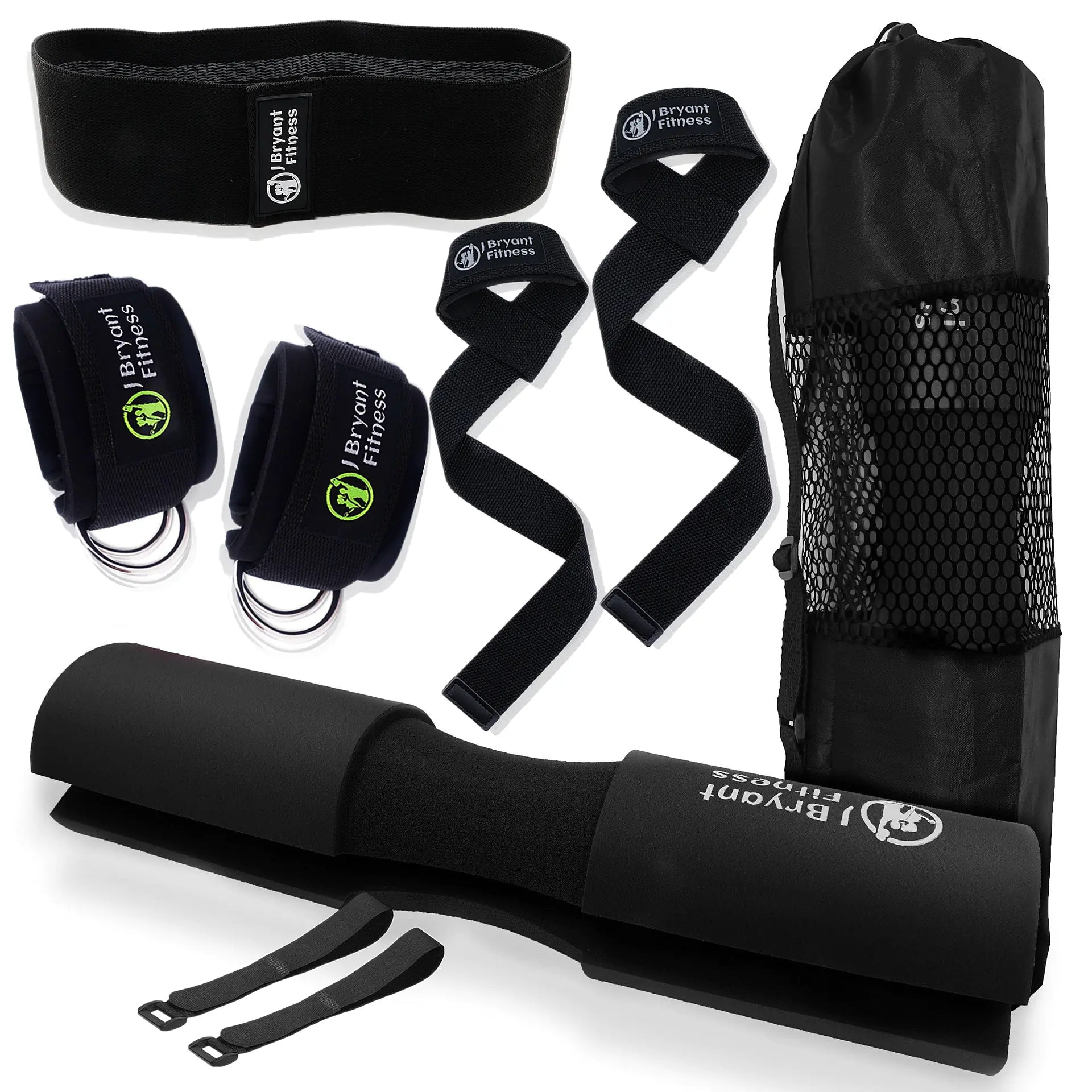 Barbell Pad Set with Ankle Strap for Hip Thrusts