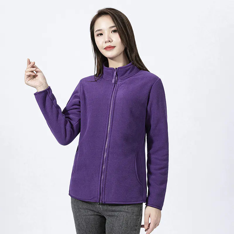 Autumn Winter Thick Fleece Jacket for Women
