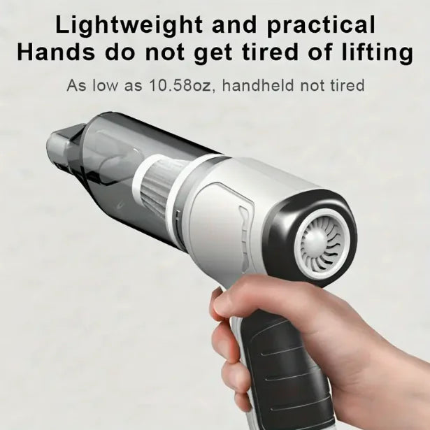 Swivel Upright Bagless Vacuum and Compressed Air Duster