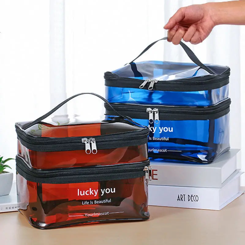 Large Capacity Waterproof Travel Cosmetic Bag for Women