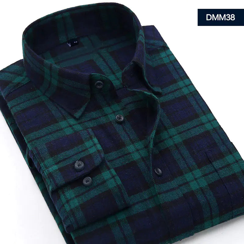 2023 Creative Long Sleeve Flannel Shirt for Men