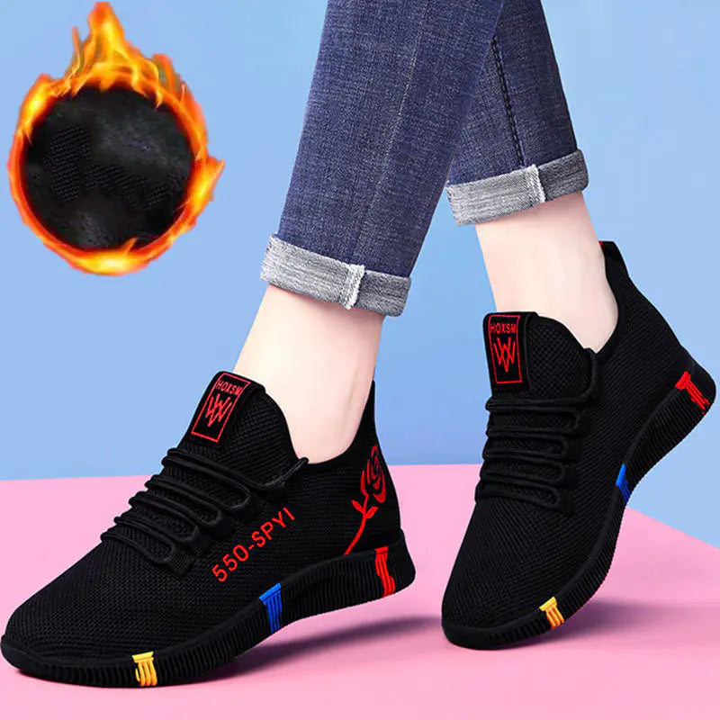 Black Flat Shoes for Female Waitstaff and Cleaners