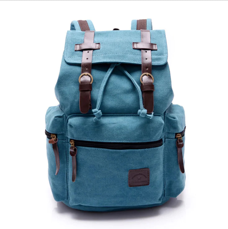Korean Style Canvas Backpack for Students and Men