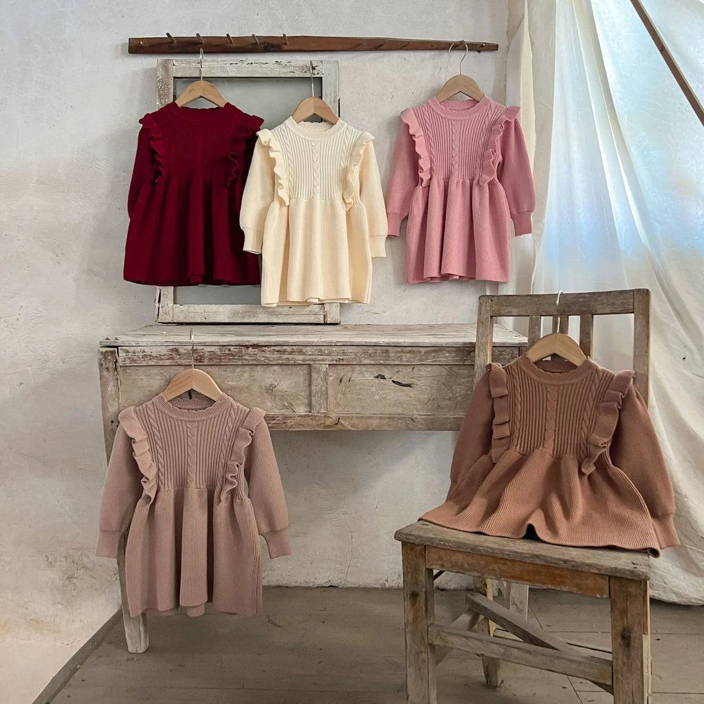 Cotton Wool Autumn Winter Dress