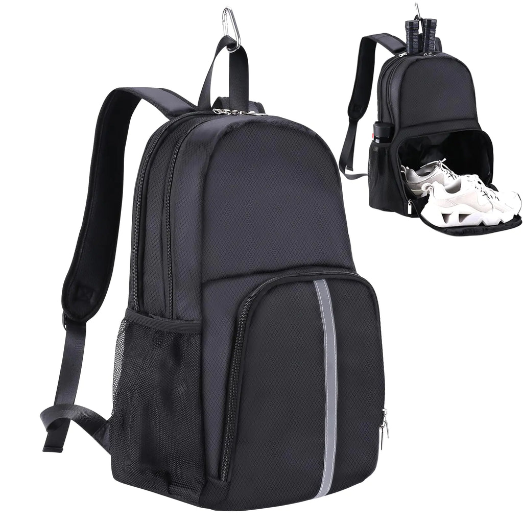 SPOENGRU Pickleball Bag Tennis Bag Pickleball Backpack with Shoe Compartment Pickleball Bags for Men Women Large Capacity Pickleball Paddle Bags