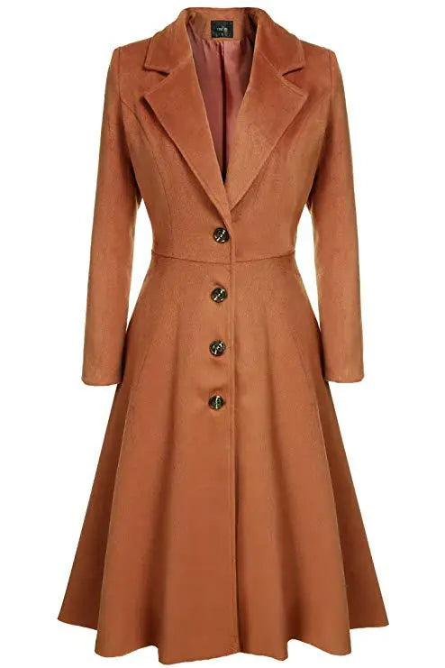Women's Casual Long Sleeve Trench Coat - Fall 2018