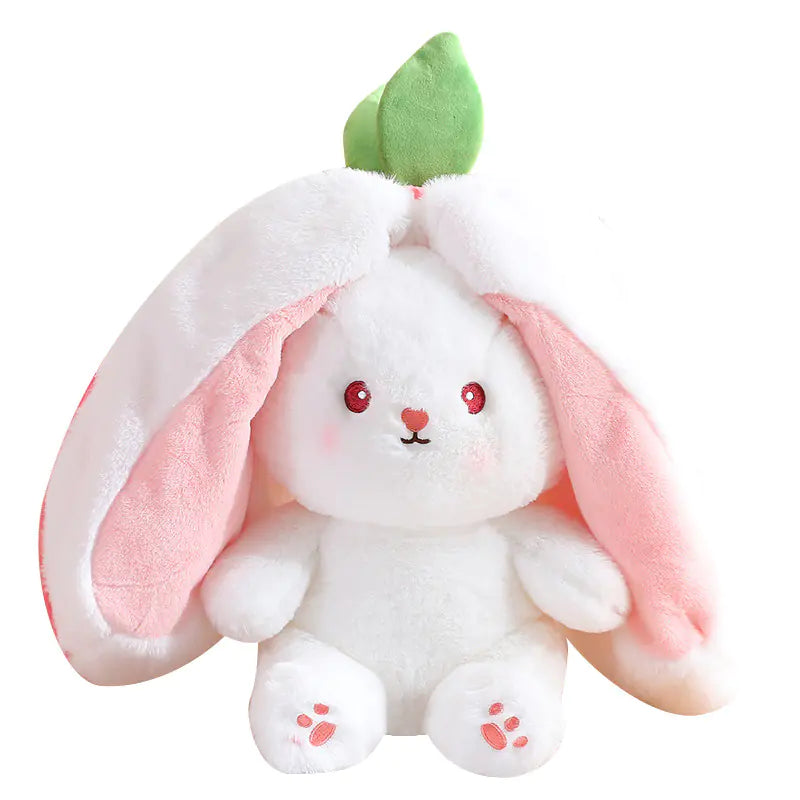 Cute Strawberry Radish Bunny Plush Toy Doll