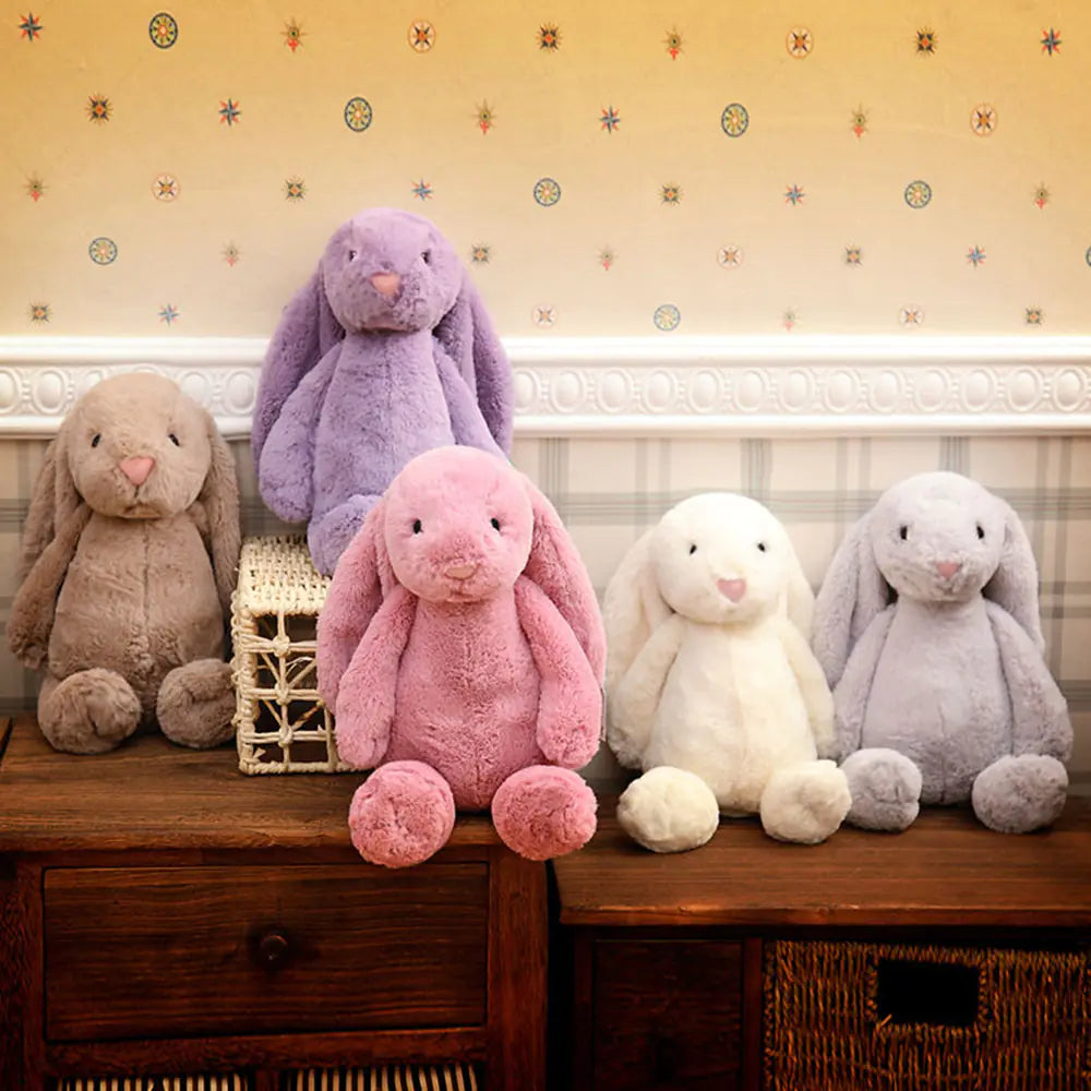Cute Long-Eared Bunny Plush Toy for Kids