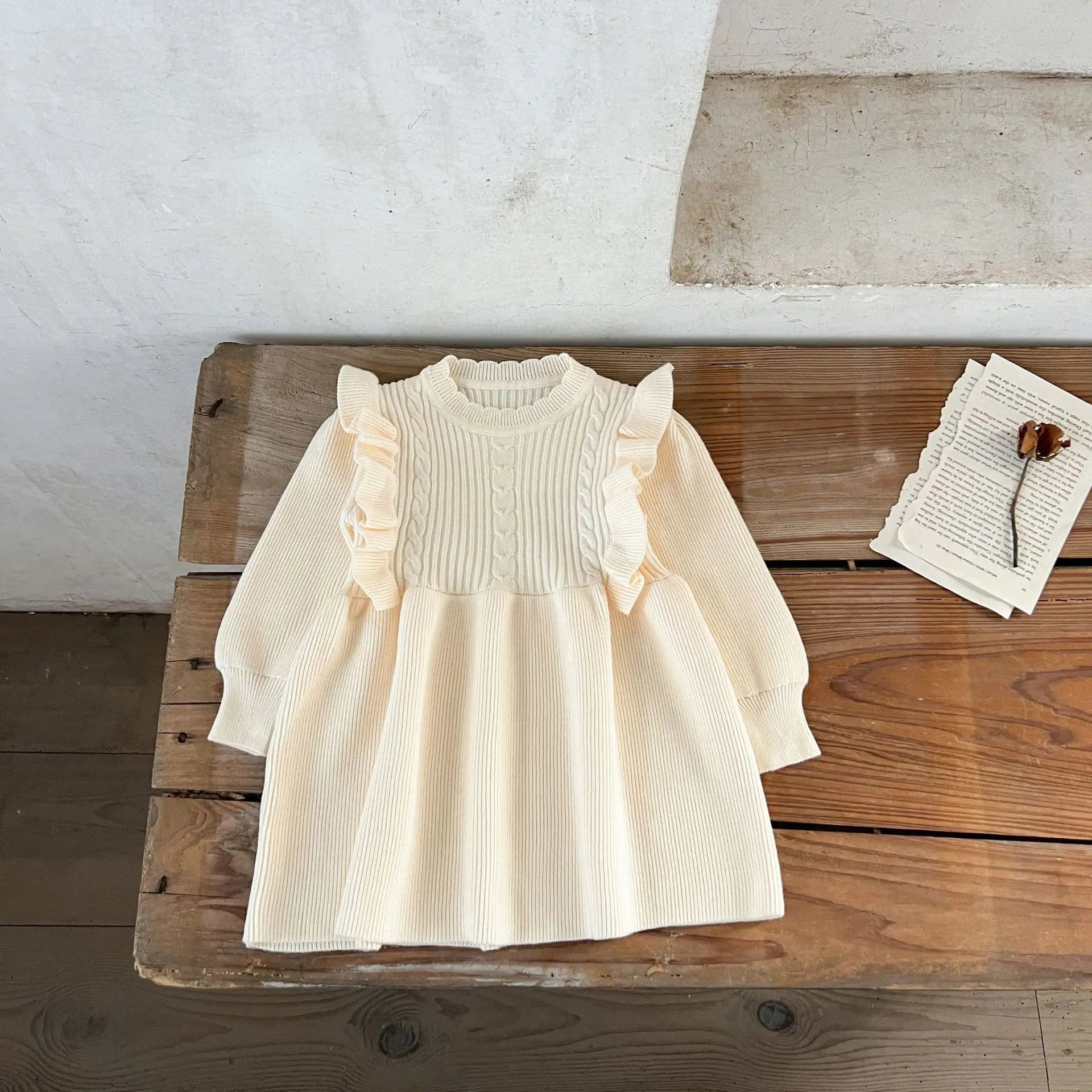 Cotton Wool Autumn Winter Dress