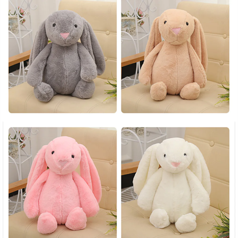 Cute Long-Eared Bunny Plush Toy for Kids