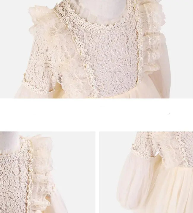 Girls Autumn Long-Sleeve Princess Dress